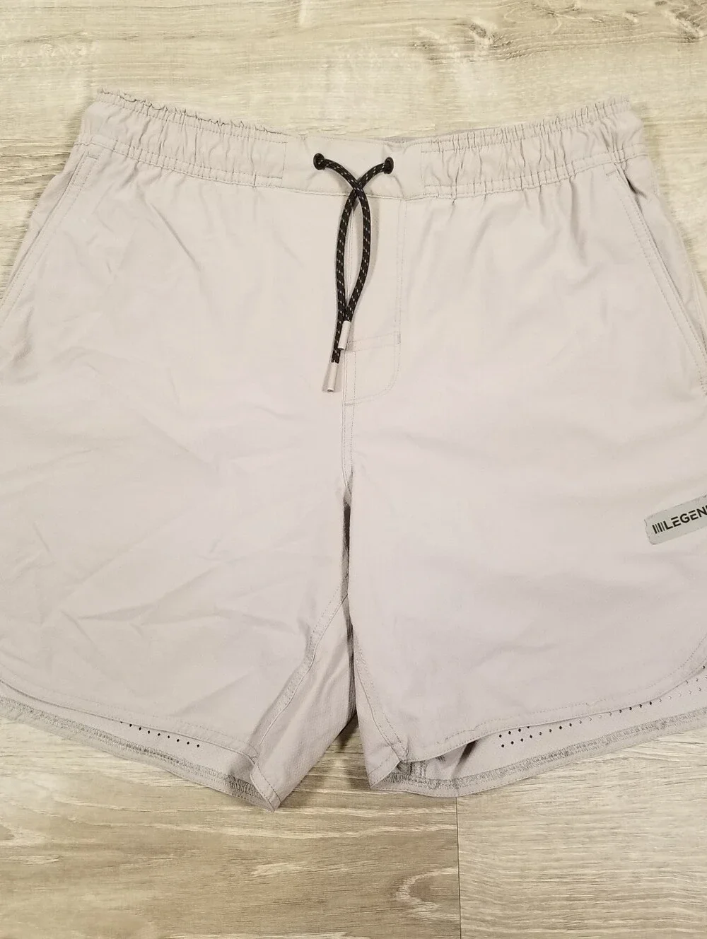Legends Luka HD Shorts Mens Medium Gray Lined 7” Athletic Performance Gym